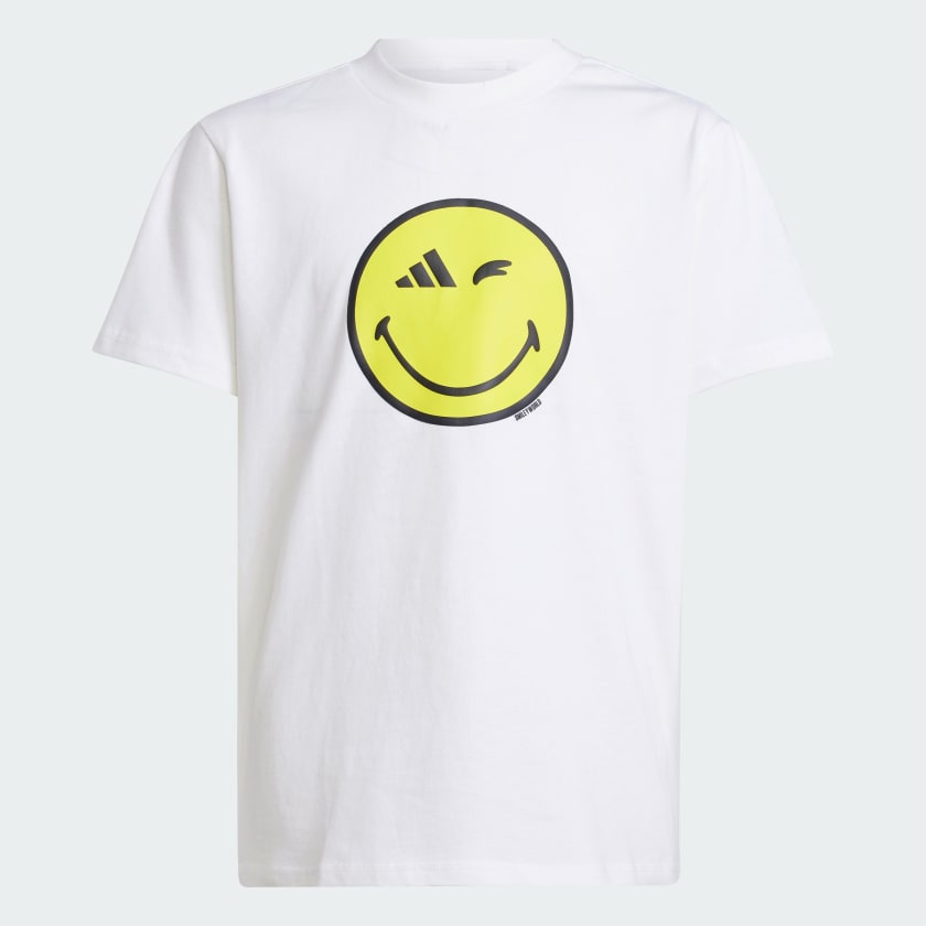 Adidas x SmileyWorld Graphics White Tee Kids | Youth 8-16 Years Sportswear