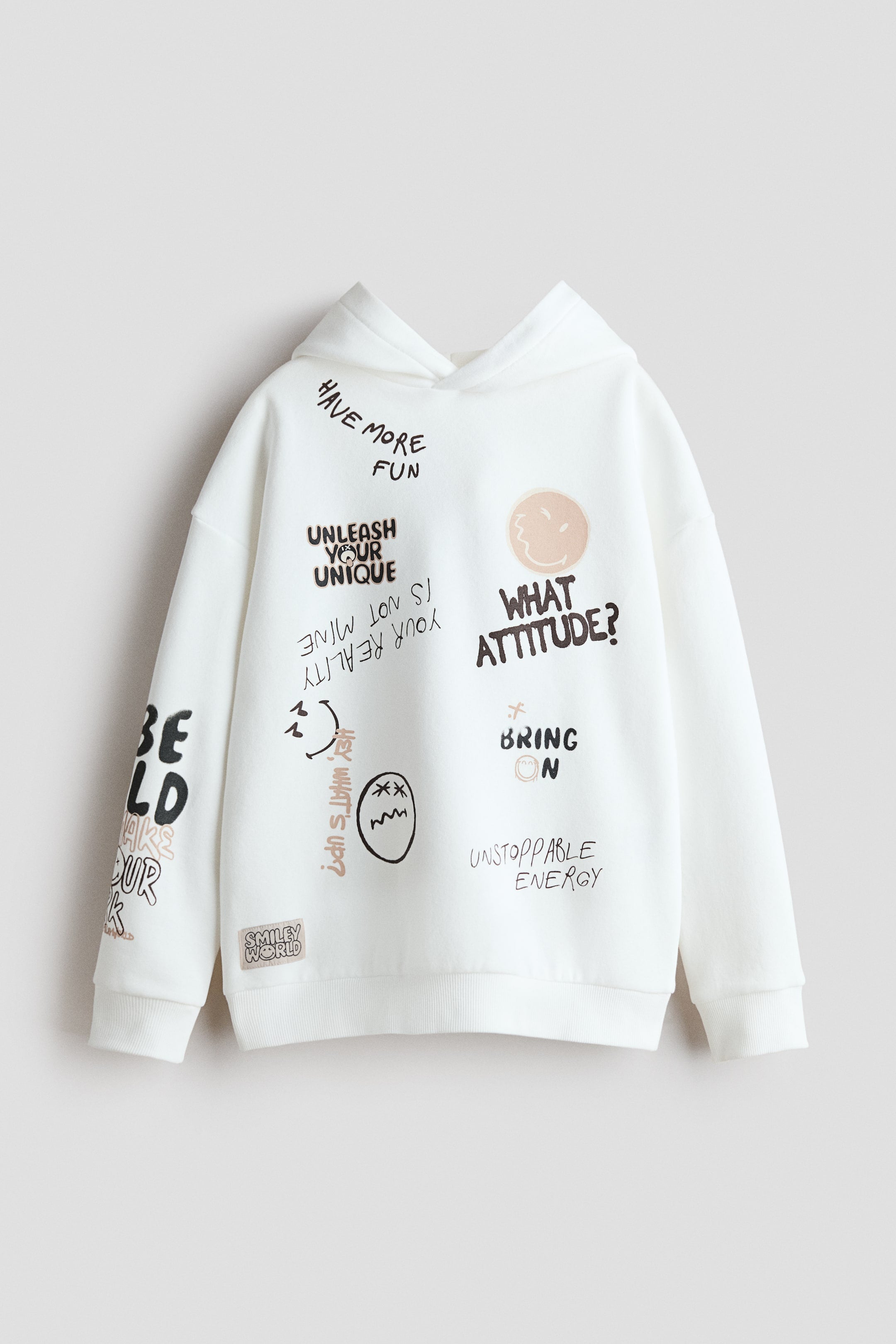Print-motif hoodie