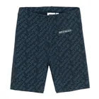 Cool Club, Girls' Set, T-shirt, Leggings, Cycling Pants, Ribbed, Black, SmileyWorld