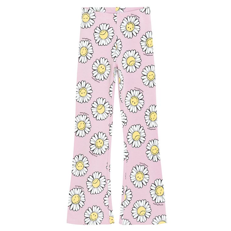 Cool Club, Girls' Leggings, Flare, Pink, SmileyWorld
