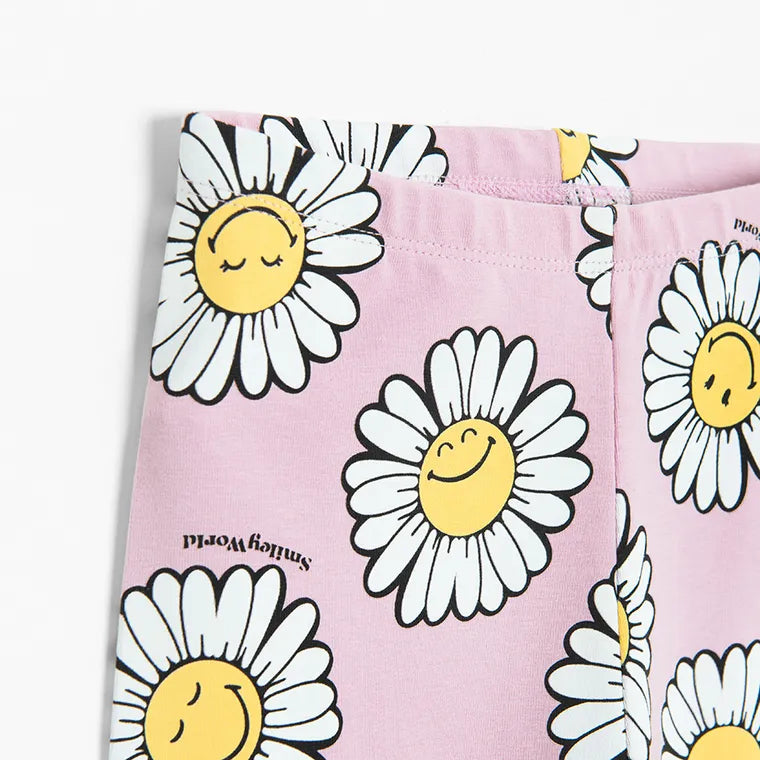Cool Club, Girls' Leggings, Flare, Pink, SmileyWorld