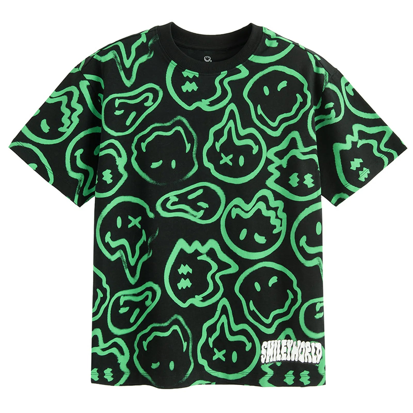 Cool Club, Boy's T-shirt, Black, SmileyWorld