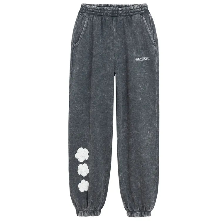 Cool Club, Girls' sweatpants, insulated, balloon, black, SmileyWorld