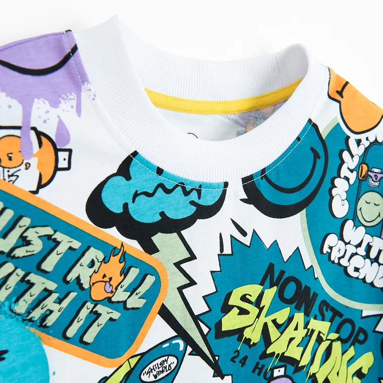 Cool Club, Boy's T-shirt, White, SmileyWorld