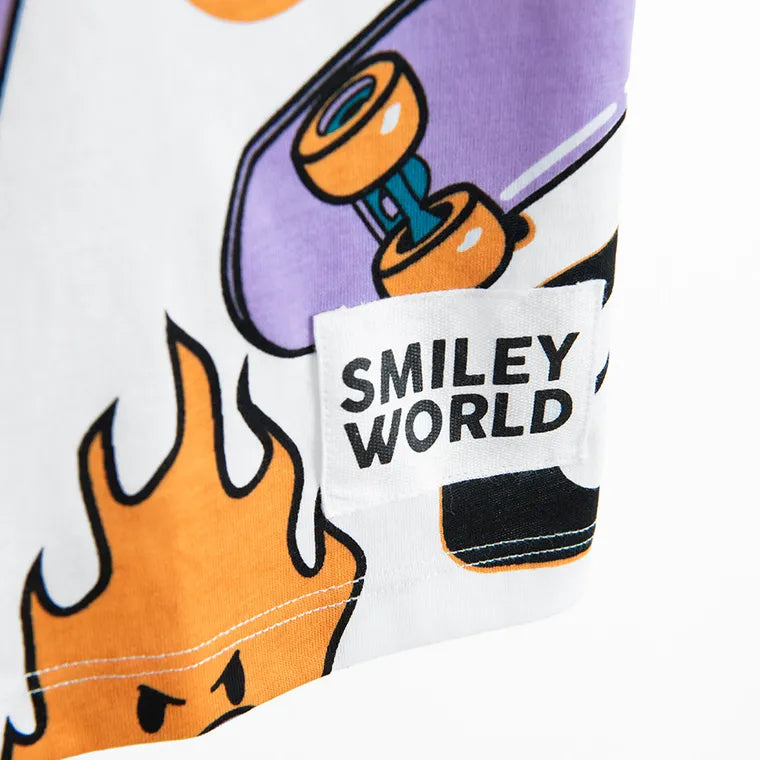 Cool Club, Boy's T-shirt, White, SmileyWorld