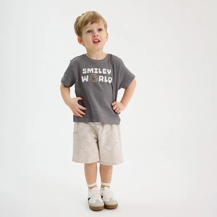 Cool Club, boy's T-shirt, mix, SmileyWorld, set, 2 pcs.