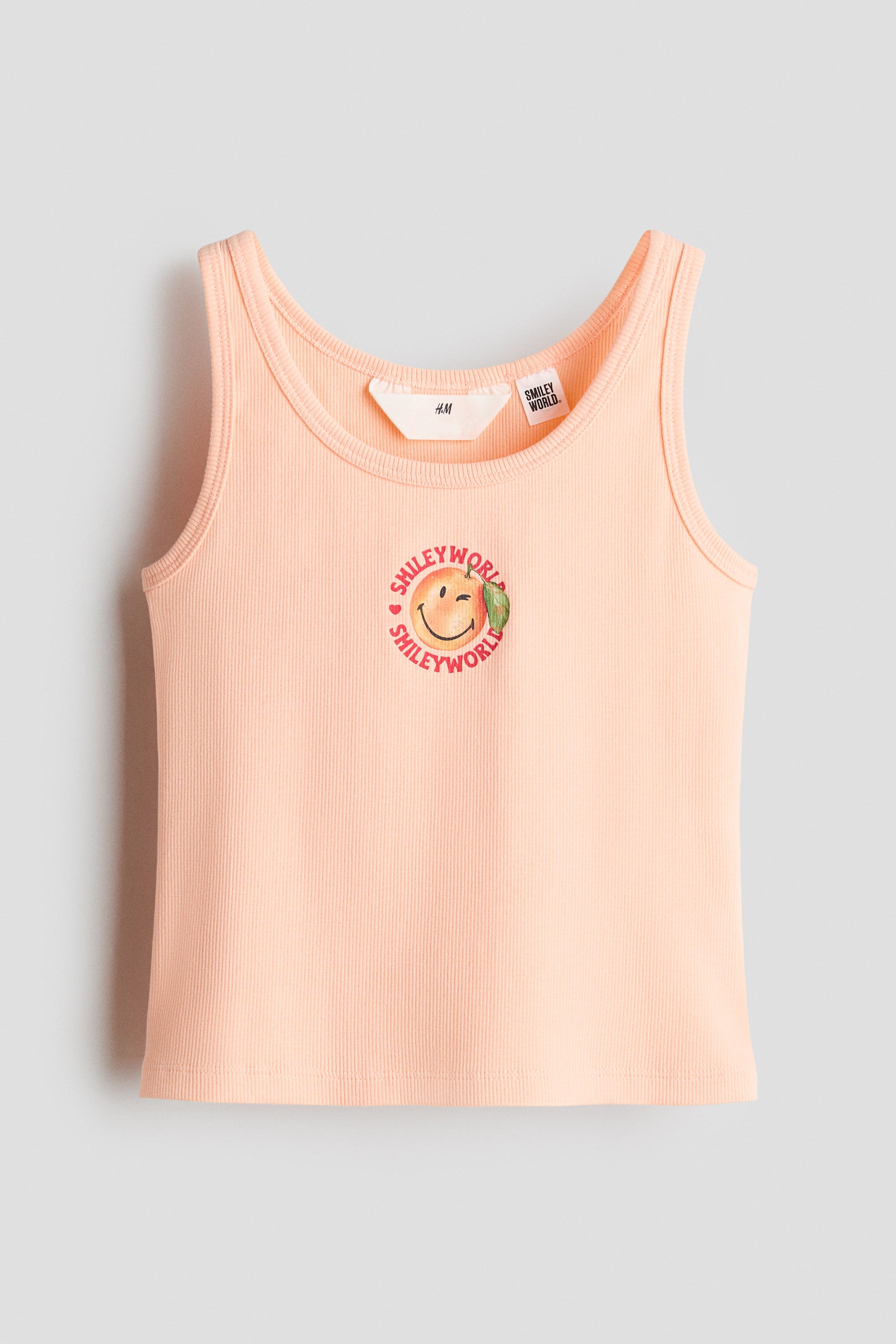 Print-motif vest top