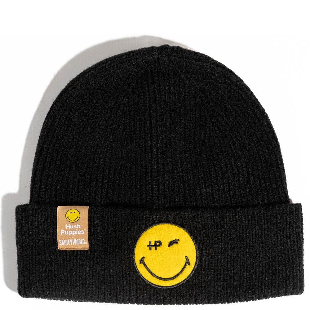 Black SmileyWorld® Beanie Hat