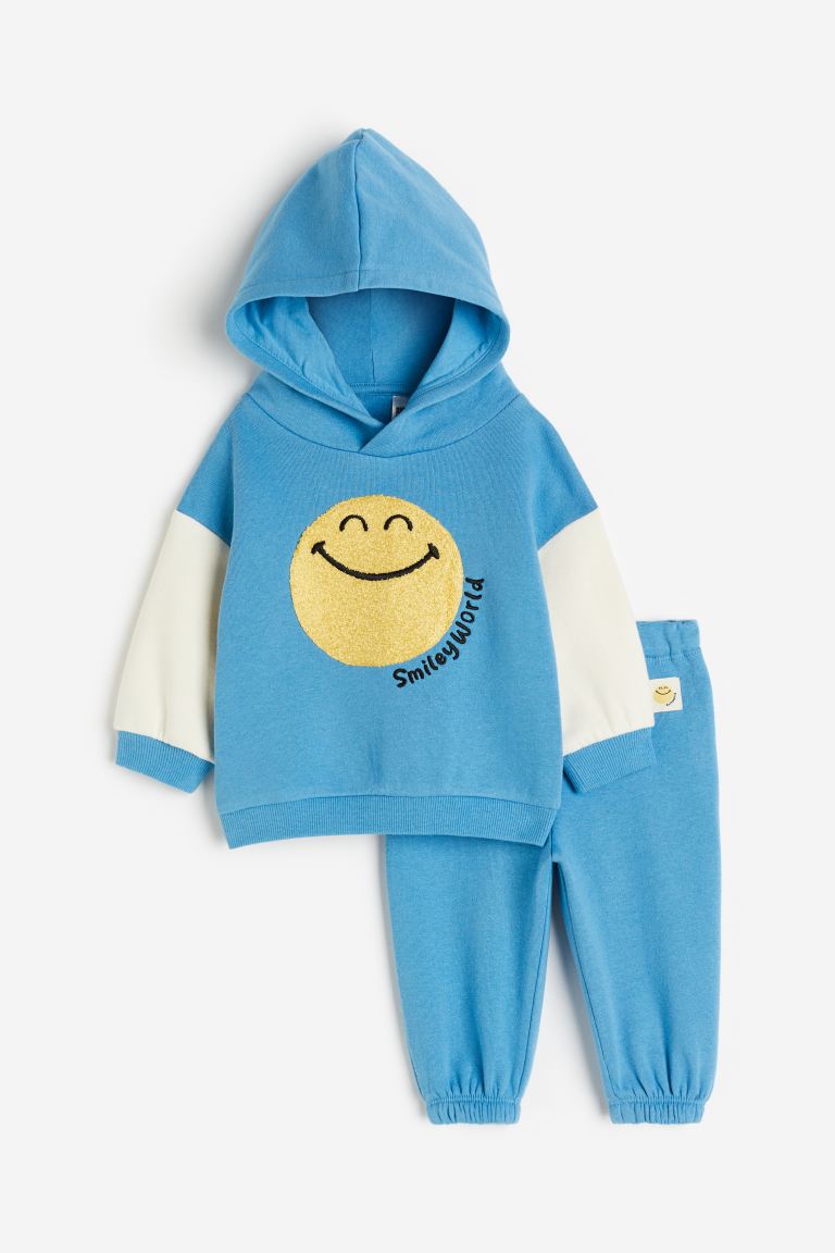 Smileyworld 2-piece printed sweatshirt set – Smiley World