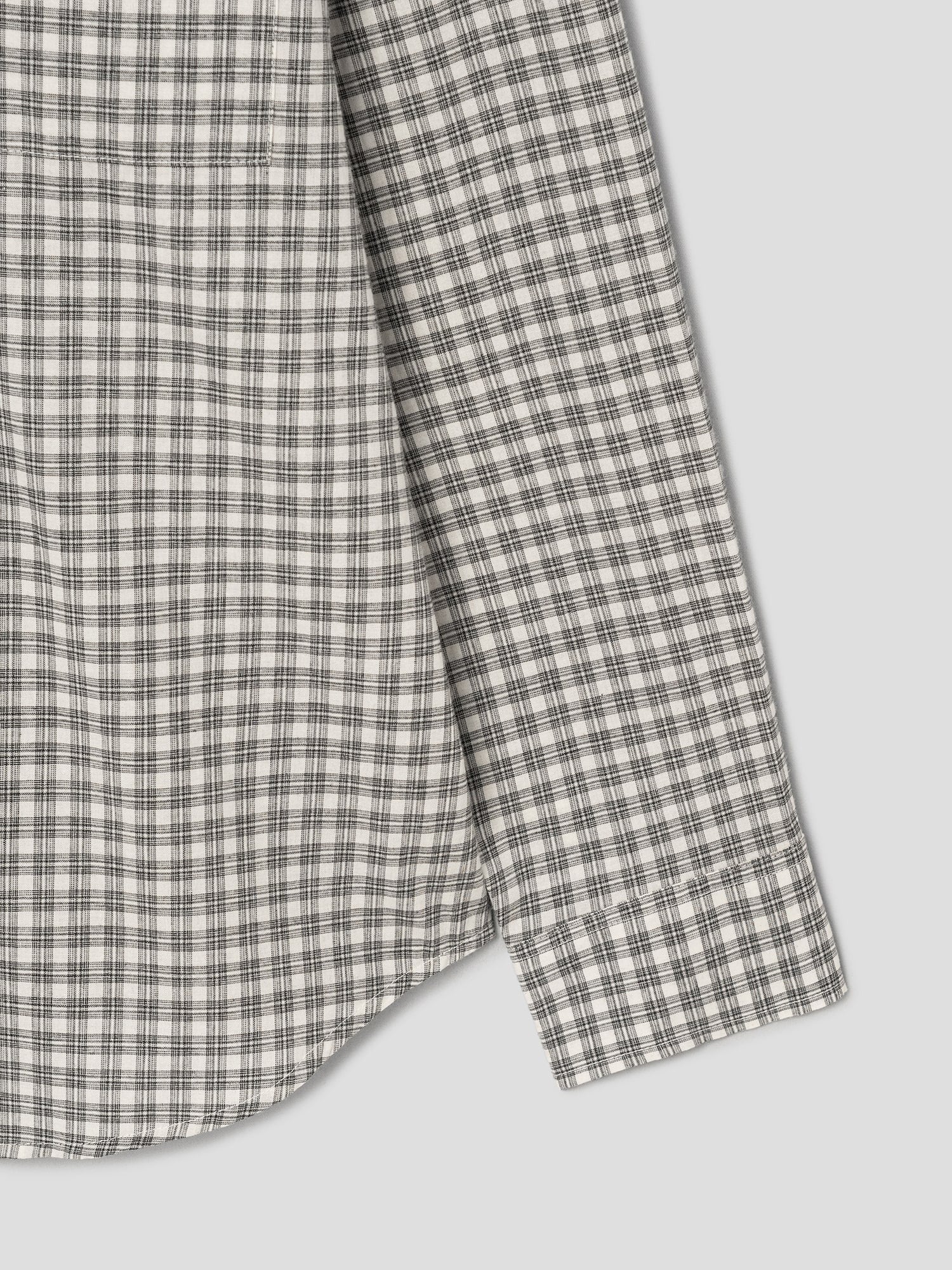 SWSMILEY® Printed Check Shirt - White