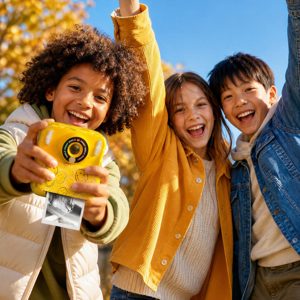 PIXISMILEY SMILEY WORLD® Kamera – Blau