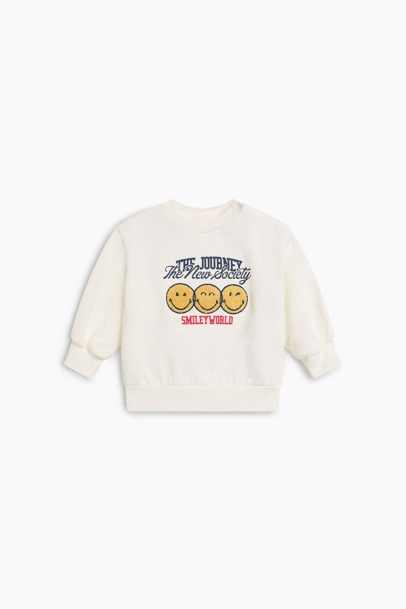 SmileyWorld® Baby Sweatshirt Whisper White