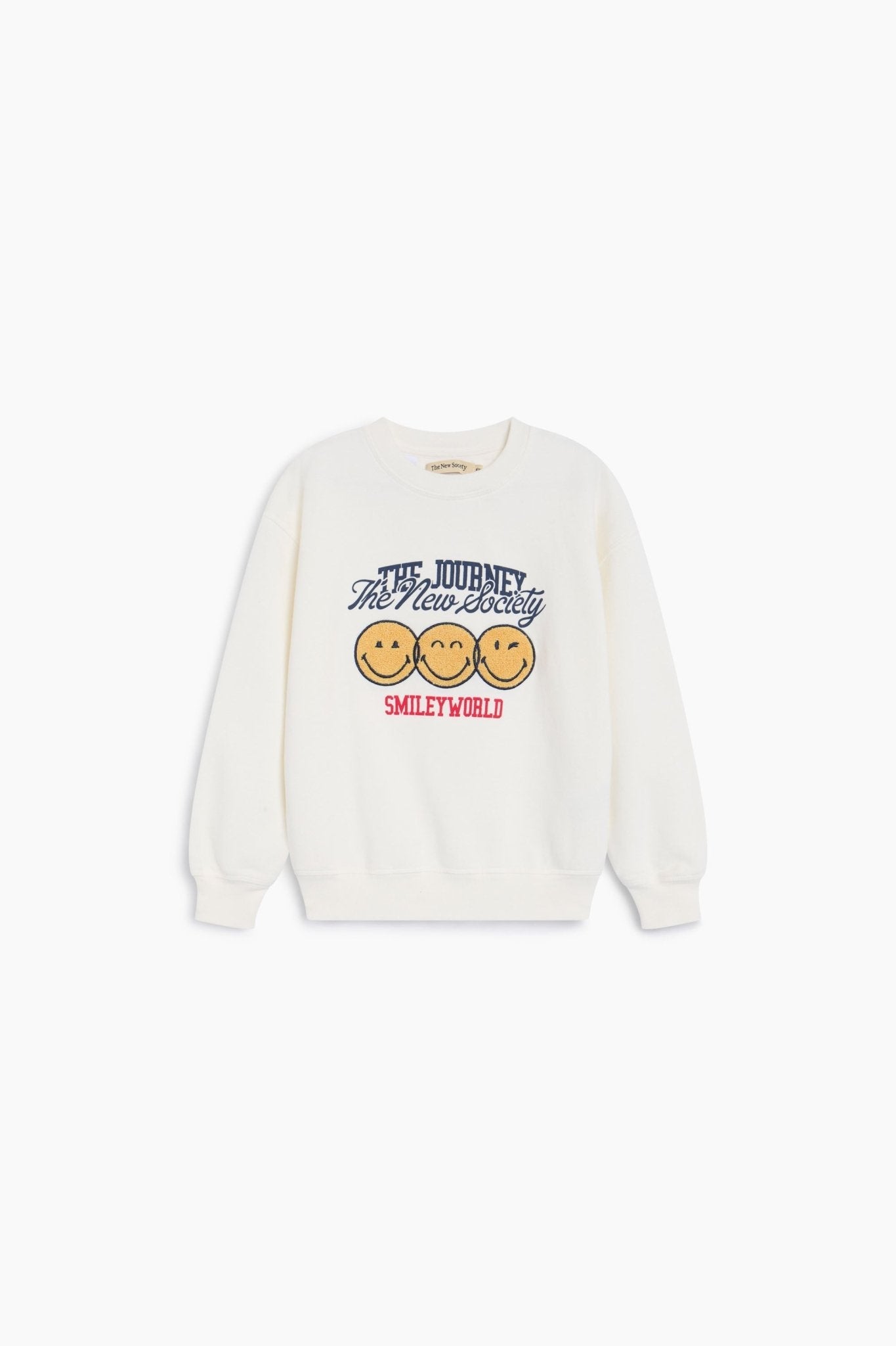 SmileyWorld® Sweatshirt Whisper White