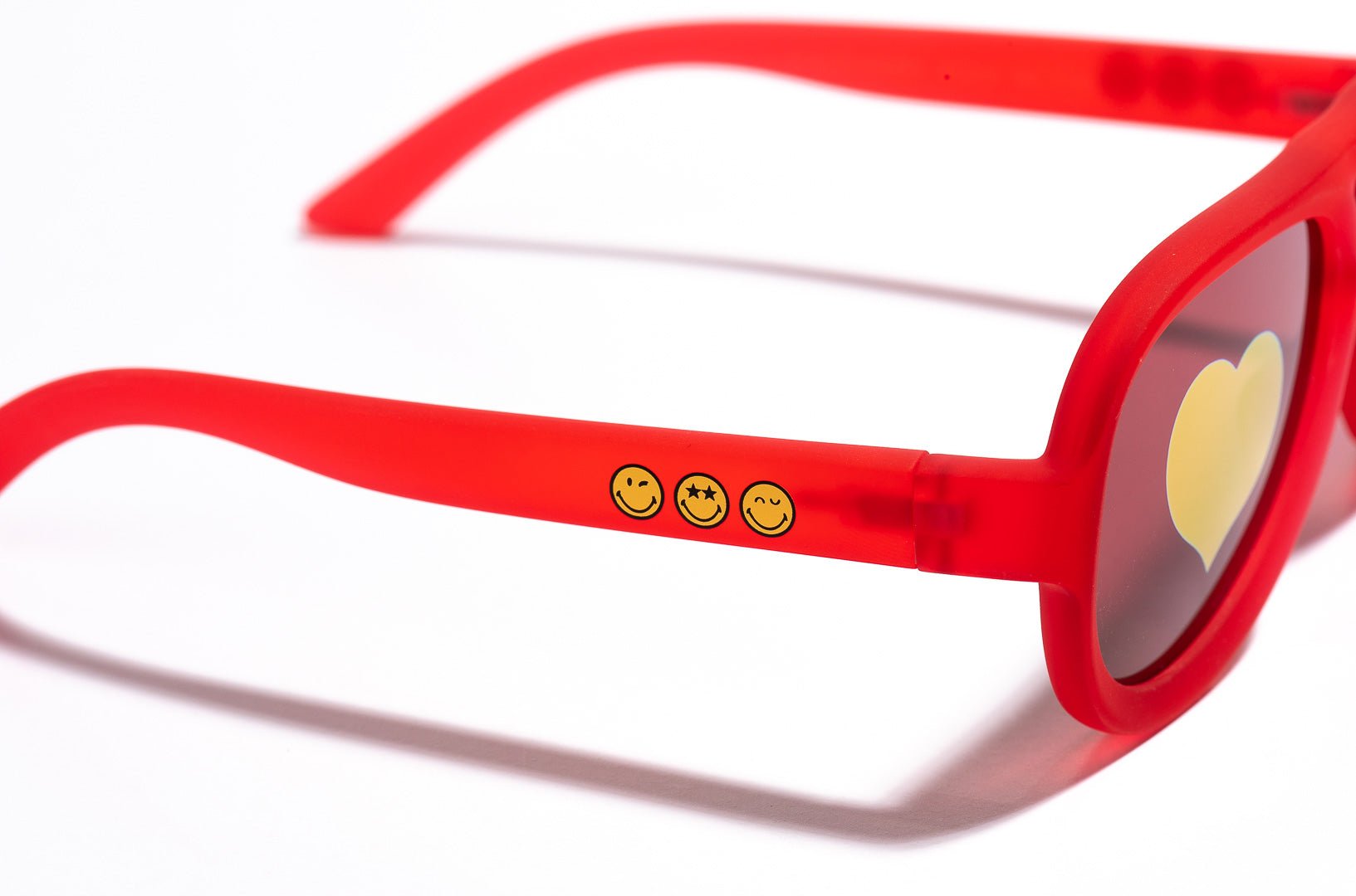 SmileyWorld Kid Sunglasses Aviator Raspberry Red