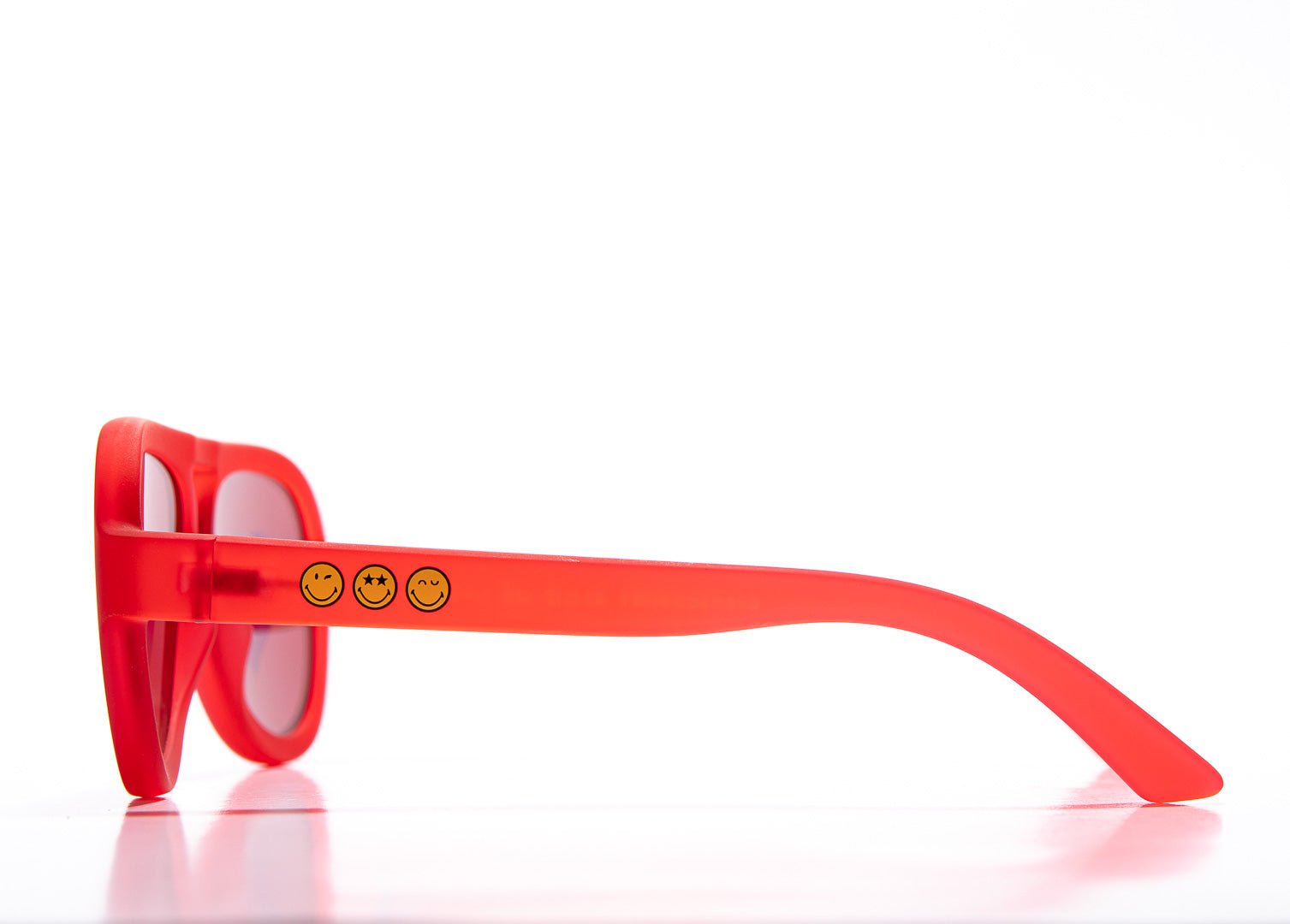 SmileyWorld Kid Sunglasses Aviator Raspberry Red