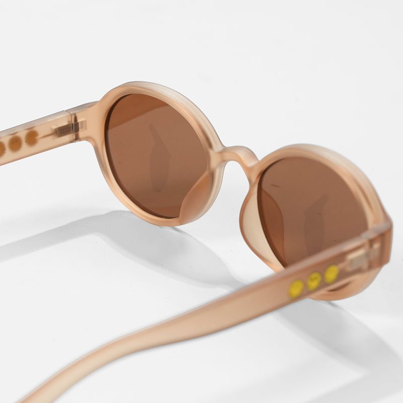SmileyWorld Kid Sunglasses Oval Acorn Brown