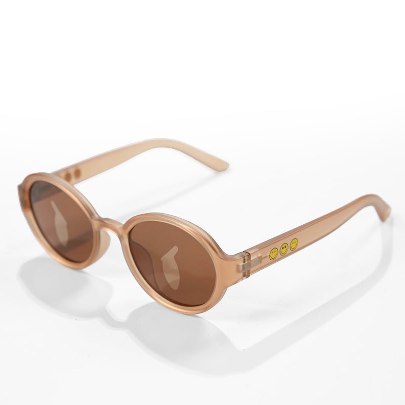 SmileyWorld Kid Sunglasses Oval Acorn Brown