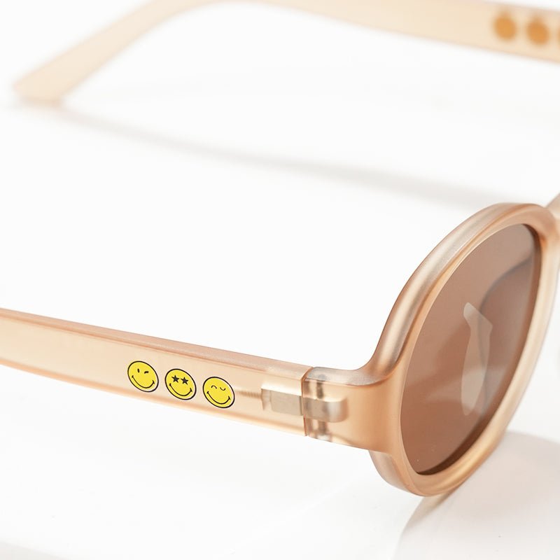 SmileyWorld Kid Sunglasses Oval Acorn Brown