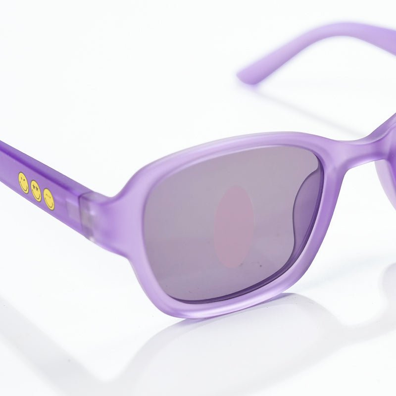 SmileyWorld Kid Sunglasses Square Coral Purple