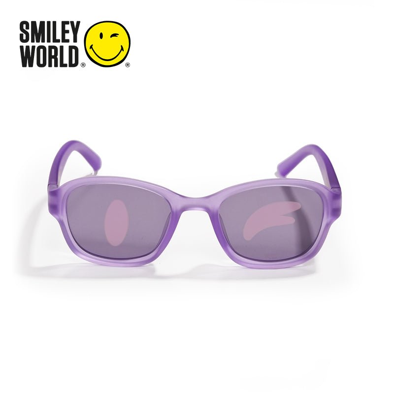 SmileyWorld Kid Sunglasses Square Coral Purple