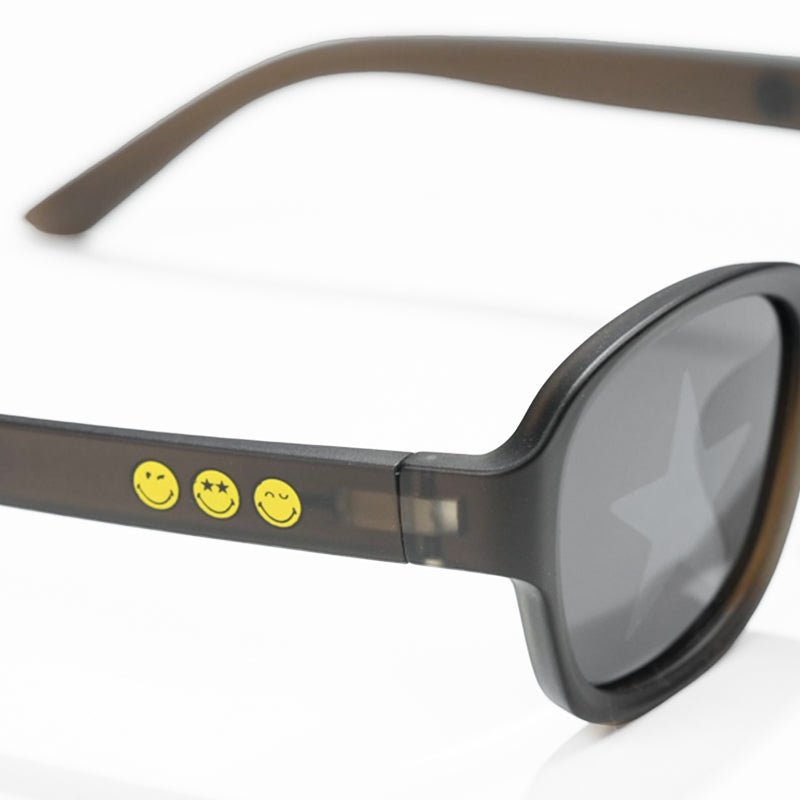 SmileyWorld Kid Sunglasses Square Obsidian Black