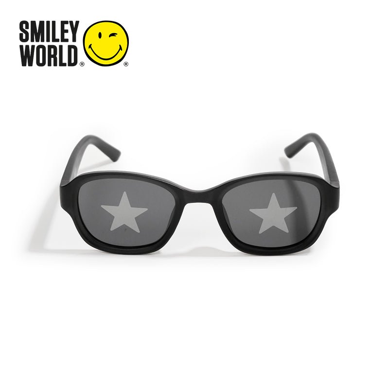 SmileyWorld Kid Sunglasses Square Obsidian Black