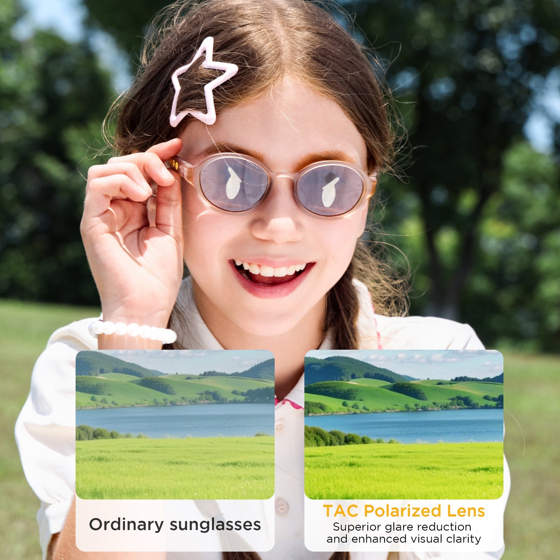 SmileyWorld Kid Sunglasses Square Sea Blue