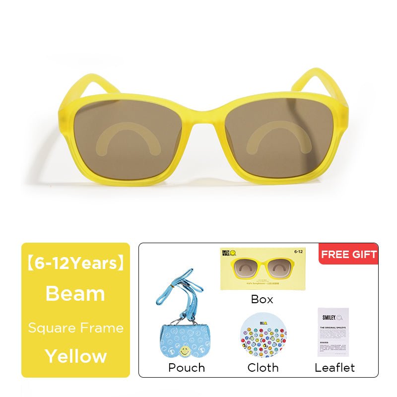 SmileyWorld Kid Sunglasses Square Sunlight Yellow