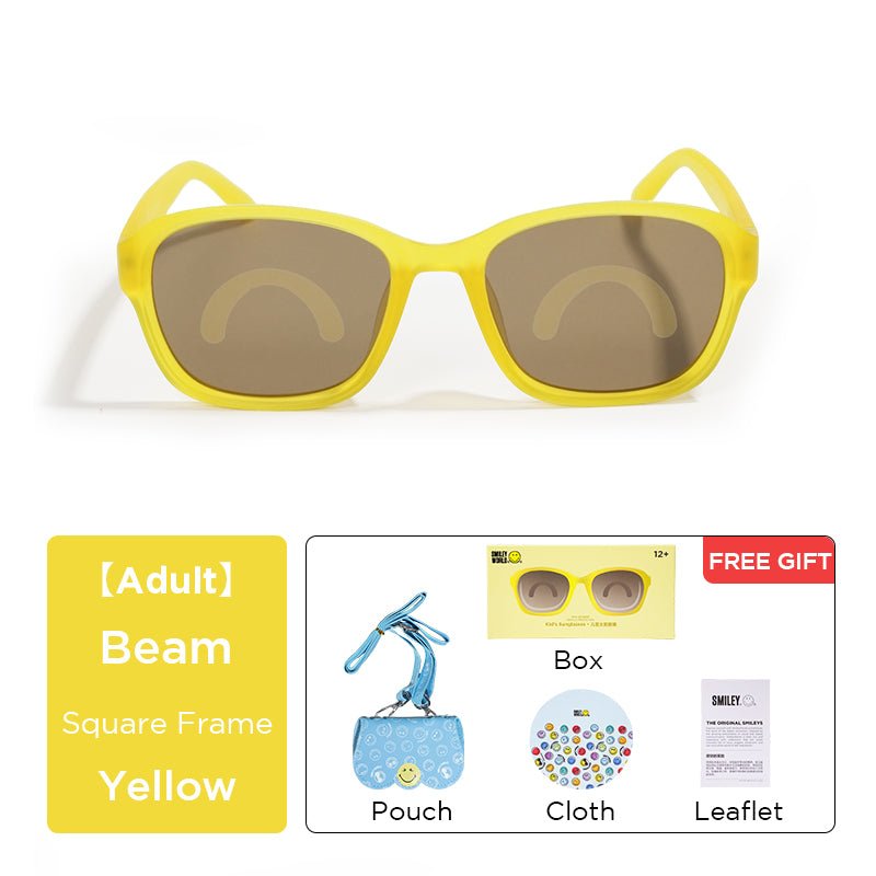 SmileyWorld Kid Sunglasses Square Sunlight Yellow