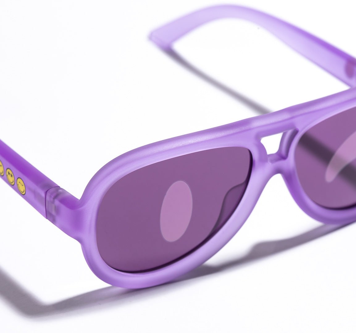 SmileyWorld Kids Sunglasses Aviator Coral Purple