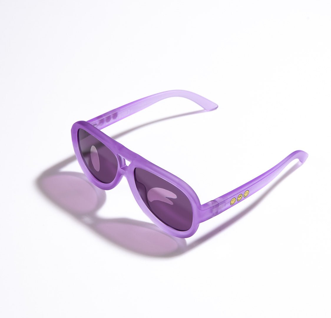 SmileyWorld Kids Sunglasses Aviator Coral Purple