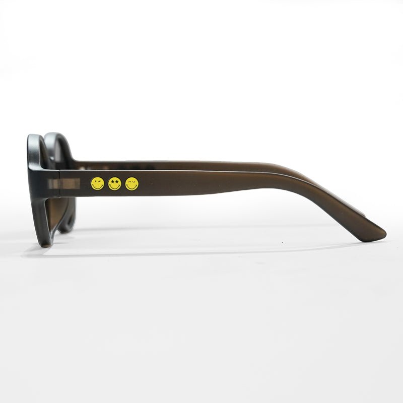 SmileyWorld Kids Sunglasses Oval Obsidian Black