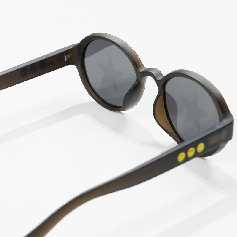 SmileyWorld Kids Sunglasses Oval Obsidian Black