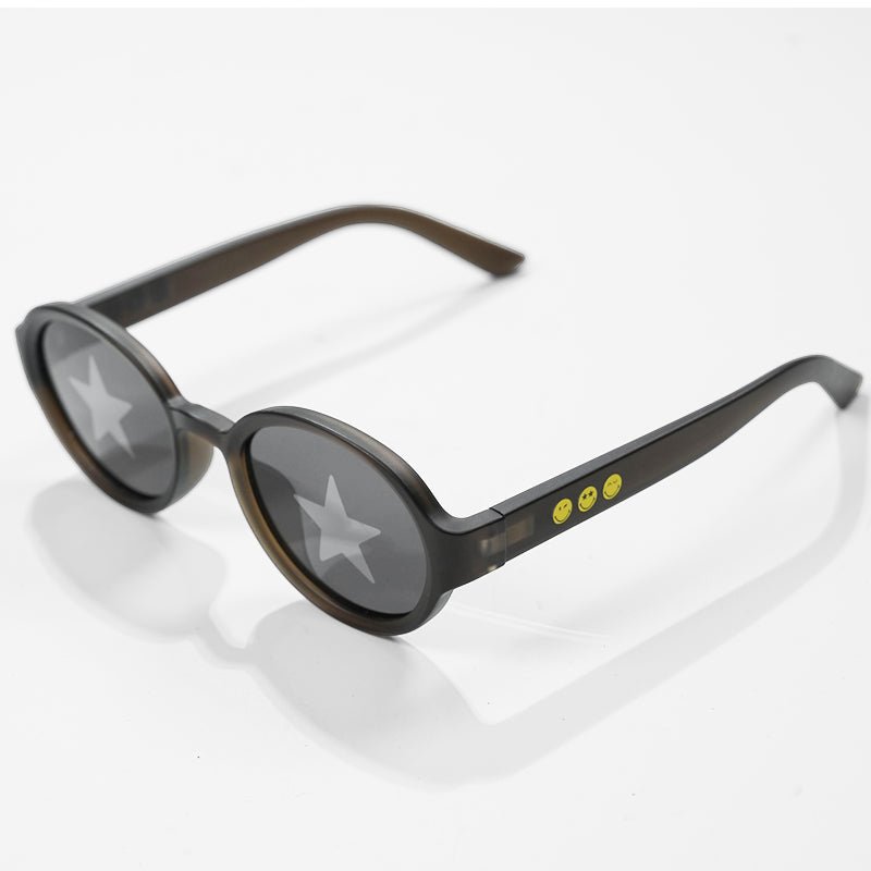 SmileyWorld Kids Sunglasses Oval Obsidian Black