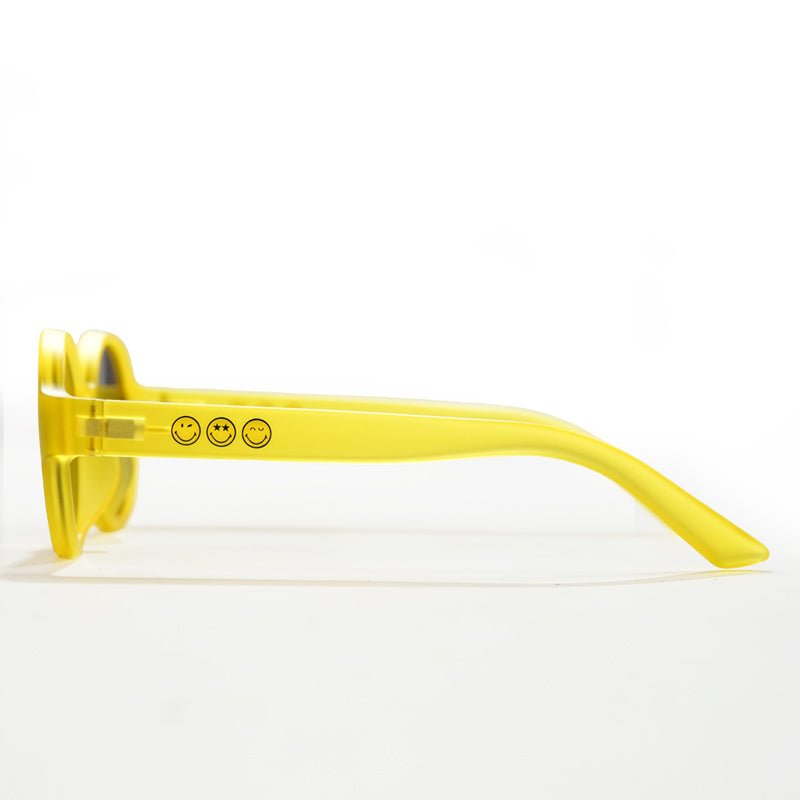 SmileyWorld Kids Sunglasses Oval Sunlight Yellow