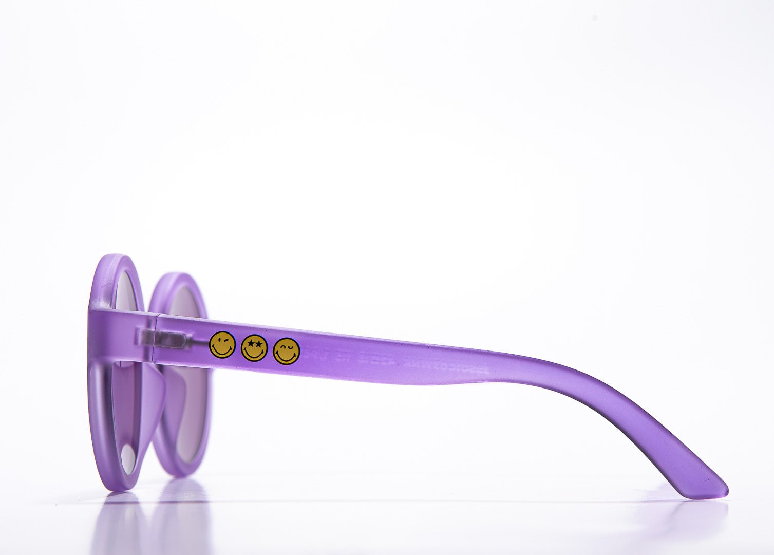 SmileyWorld Baby Sunglasses Round Coral Purple