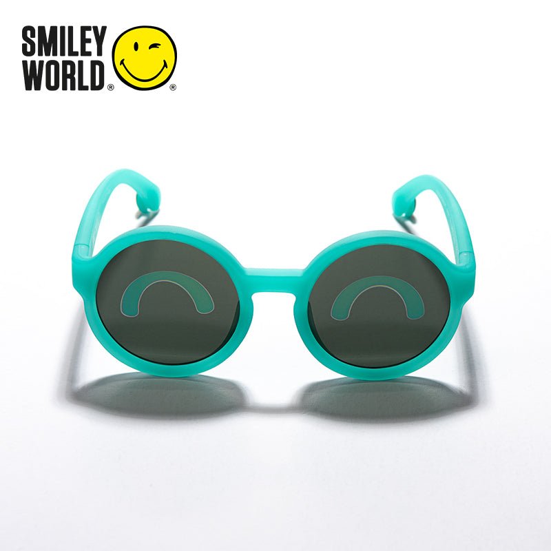 SmileyWorld Kids & Baby Sunglasses Round Lake Green