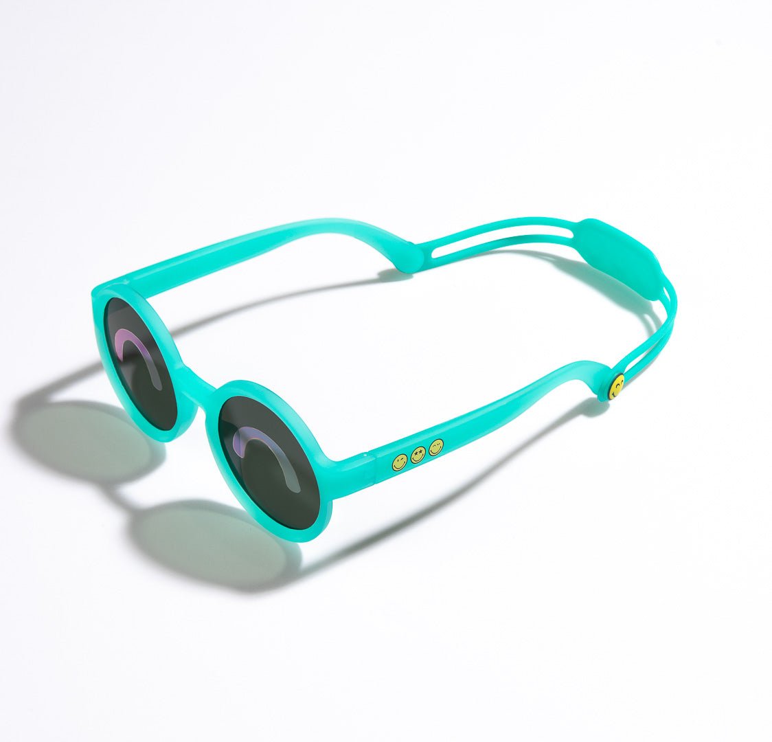 SmileyWorld Kids & Baby Sunglasses Round Lake Green