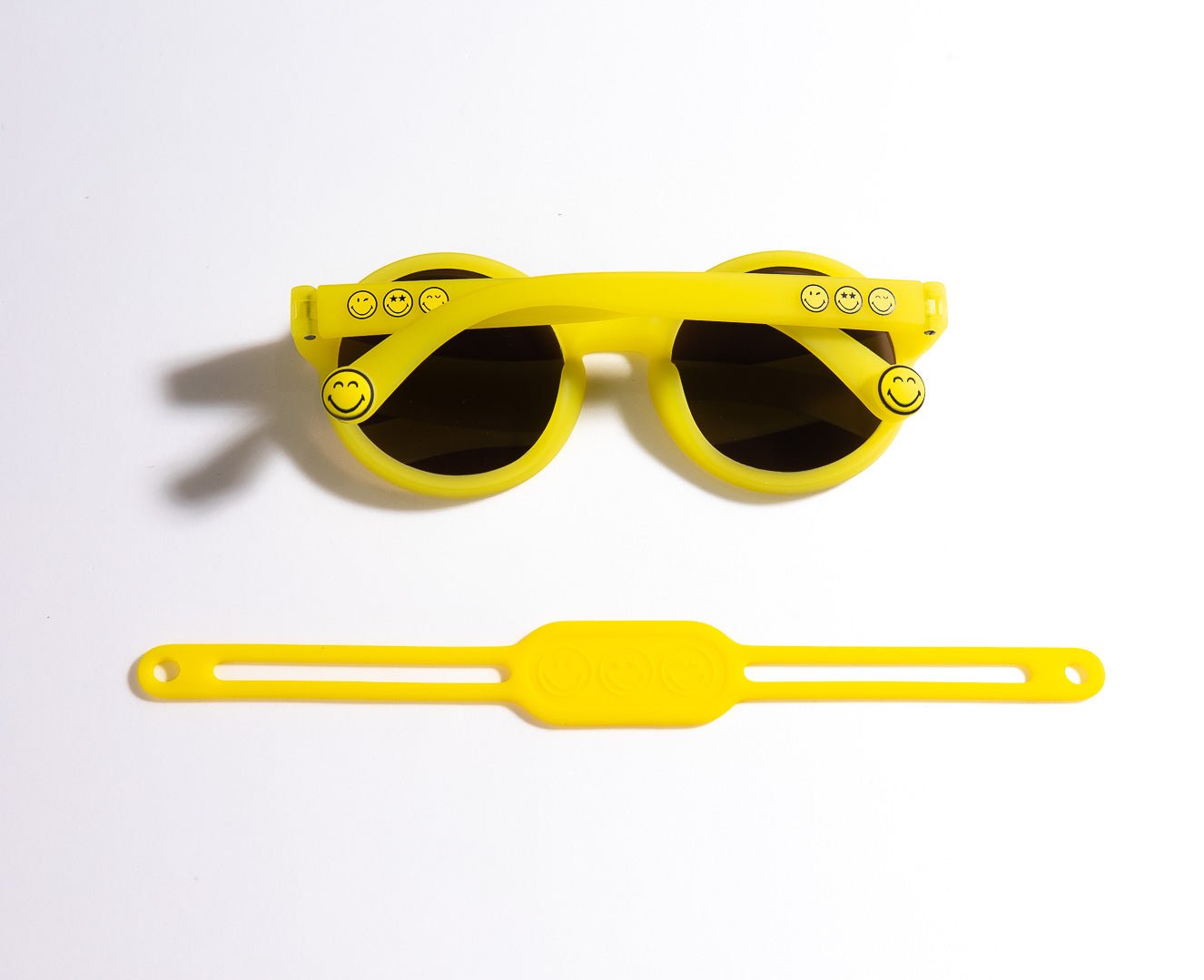 SmileyWorld Kids Sunglasses Round Sunlight Yellow