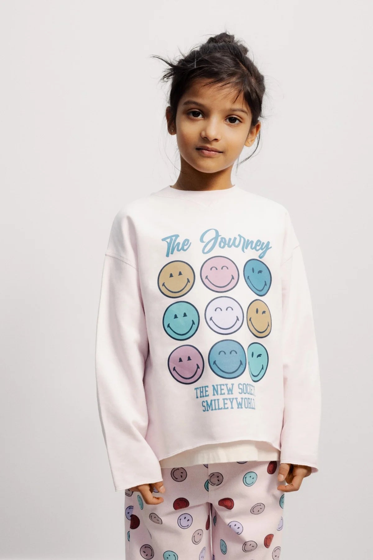 SmileyWorld® Sweatshirt Light Lilac