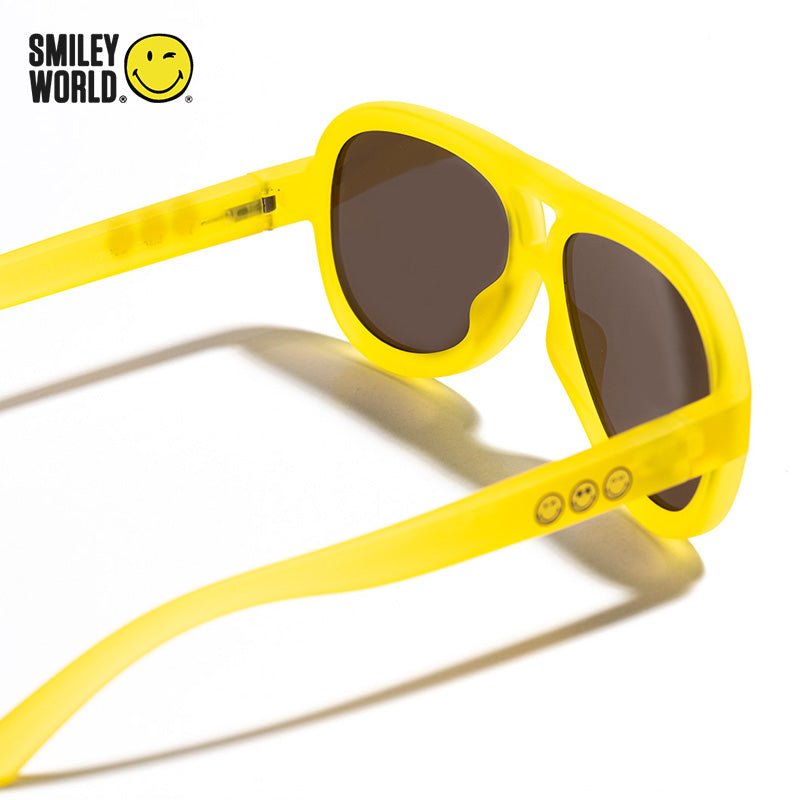 SmileyWorld Teen Sunglasses Aviator Sunlight Yellow