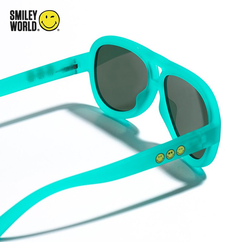 SmileyWorld Toddler Sunglasses Aviator Lake Green
