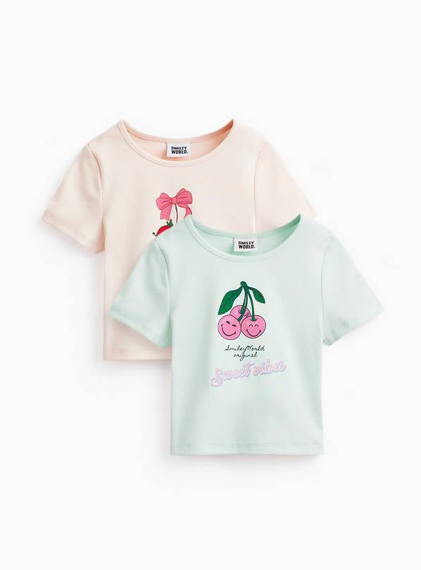 SmileyWorld® Logo T-Shirts 2 Pack 8 years
